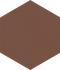 Керамогранит Modernizm Brown Gres Mat. 19,8x17,1 Paradyz Ceramika матовый универсальный 5900144001404