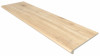 Ступень фронтальная Peldano Redondo Rodeno Roble Liso 33x120 керамогранит матовая Gres de Aragon