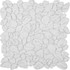 Мозаика AGPBL-WHITE стекло 28.5х28.5 см матовая, белый