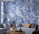 Керамогранит Krion Blue 60x120 Maimoon Lucent carving, полированный универсальная плитка