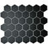 Мозаика Marble Mosaic Hex Ceramic Black керамика 28.2х32.5 см матовая чип 51x59 мм, черный