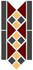 Бордюр Border Lisbon with 1 strip (Tr.20, Dots 14+21, Strips 14) 28х15 матовый керамогранит
