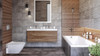 Настенная плитка Миллениум Грэй 556 рельеф 32.5х100 Eurotile Ceramica керамическая