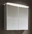 Aqwella Neringa Шкаф-зеркало 80 с подсветкой, цвет белый, NER0408