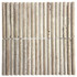 Мозаика Marble Mosaic Travertine Bars мрамор 30.5х30.5 см матовая чип 15х151 мм бежевый