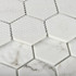 Мозаика Volume White стекло 30х30.3 см Bonaparte матовая, рельефная чип 48х48 мм, белый