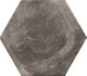 Керамогранит Miami Esagona Pitch Black 24x27.7 матовый