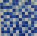 Мозаика CH4001РМ стекло 30x30 см глянцевая чип 23x23 мм, синий, голубой
