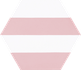 Керамогранит Hex. Porto Capri Pink Codicer 22x25 матовый универсальный 56428