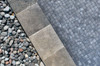 Мозаика Ezarri Hematite стекло 31.3х49.5 см глянцевая чип 25х25 мм, синий