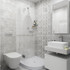 Настенная плитка GT64VG Loft Серый тип 1 25х50 Global Tile матовая керамическая