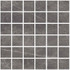 Мозаика Rebbal Nero сетка керамогранит 29.7х29.7 см rocker чип 4.7х4.7 мм, черный