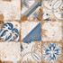 Керамогранит Memory Azul 58x58 El Molino матовый, рельефный (рустикальный) универсальная плитка УТ-00051350