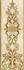 Бордюр 53 Oxana (Золото)  9х24,5 Eurotile Ceramica глянцевый керамический