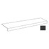 Ступень фронтальная Forte Dei Marmi Rock Venaria Black Scalino 33х120 Sp керамогранит матовая Atlas Concorde 620070002942