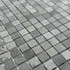 Мозаика Marble Mosaic Cinderella Stone Mat камень 30.5х30.5 см матовая чип 15х15 мм, серый, темно-серый