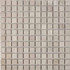 Мозаика из мрамора White Wooden PIX256, чип 23x23 мм, сетка 305х305x6 мм матовая, бежевый