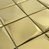 Мозаика Marble Mosaic Origami Gold нержавеющая сталь 30х30 см 3D чип 75х75 мм, золотой-oro-gold