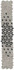 Декор Marvel Meraviglia Silver Majestic Diamond Lapp. 46.6х284.6 Atlas Concorde Italy керамогранит полированный AJQ7
