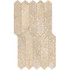 Мозаика Supergres Astrum Beige Cross Cut Muretto 30.5х53.8 керамогранит матовая бежевый BEMG