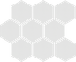 Мозаика Cambia White Lappato Mosaic Heksagon 33,4x27,53 керамогранит лаппатированная, белый