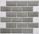 Мозаика PR 4595-34 керамика 29.1х29.5 см глянцевая чип 45х95 мм, серый