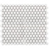 Мозаика Керамическая Penny Round White Antid. (JNK81011) 315х309х6