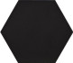 Керамогранит Mayfair Negro Hex 19.8х22.8 Pamesa матовый универсальный 015.292.0003.01955