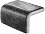 Мозаика Ezarri Corner 16 - B Safe стекло 3х5х2.5 см матовая, антислип чип 50х50 мм, черный