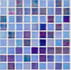 Мозаика Mixed № 508 (90%)/552 (10%) (на сетке) 2.5x2.5 стекло 31.7x31.7