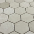 Мозаика Marble Mosaic Hexagon Royal Botticino Pol камень 30х30 см полированная чип 48х48 мм, бежевый