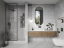 Настенная плитка Terrazzo Grey Серый 01 25х60 Gracia Ceramica Cameo матовая керамическая 010100001544