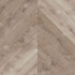 SPC ламинат Alpine Floor ECO 18-21 Гикори Chevron 43 класс 600х127х5 мм (каменно-полимерный) с фаской