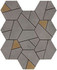 Декор Boost Smoke Mosaico Hex Yellow керамический