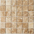 Мозаика KP-756 камень 29.8х29.8 см полированная чип 48х48 мм, бежевый