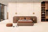Керамогранит Dolce Crema Бежевый Endless Low Reflection Matt Carving 60x120 Gravita универсальная плитка 78910461