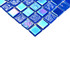 Мозаика Bondi Dark Blue-25 стекло 30х30 см глянцевая чип 25х25 мм, синий