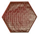 Декор Dec Rain Bordeaux Mist 19,8х22,8 Prissmacer керамогранит глянцевый, рельефный (рустикальный) 78803430