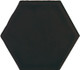 Плитка универсальная Amadis Fine Tiles Art Deco Matt on Mesh Black (7,9x9,1-16pz) 32x28, матовая керамическая