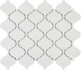 Мозаика KAR4-1G керамика 24.5x29.3 см глянцевая чип 60x66 мм, белый