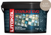 Затирка для плитки эпоксидная Litokol двухкомпонентный состав Starlike Evo S.225 Tabacco 1 кг 485270002