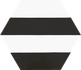 Керамогранит Hex. Porto Capri Black Codicer 22x25 матовый универсальный 58362