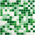 Мозаика Bonaparte стеклянная Grass 32.7x32.7 (2x2)