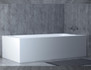 Встраиваемая ванна из камня Salini Orlando Vasto Kit 1900х1000х60, S-Stone (solix) - матовая