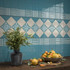 Декор KMD3STA016GN Бахия 1 Бирюзовый глянцевый 9,8x9,8x0,7 Kerama Marazzi керамический