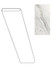 Плинтус Marvel Statuario Select Battiscopa matt 7.2x60 Atlas Concorde Italy матовый ADV3
