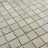 Мозаика Marble Mosaic Crema Marfil Pol камень 30х30 см полированная чип 23х23 мм, бежевый
