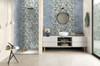 Настенная плитка GT244VG Dominica Синий 30x60 Тропики Global Tile матовая керамическая