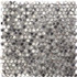 Мозаика Moreroom Stone Stamping Aluminum 30,3x30,3x0,6 (Silver) керамика матовая серый S027