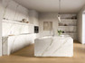 Керамогранит Calacatta Top Nat. Sq. 6 mm 120х280 Impronta Italgraniti Marble Touch матовый универсальная плитка MT02XPA